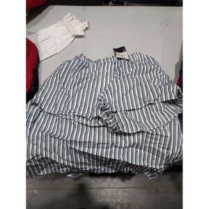 Meryll Rogge-Shirt Shorts-Striped Shirting Green Multi-SM